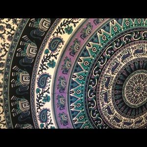 Hippie Elephant Tapestry